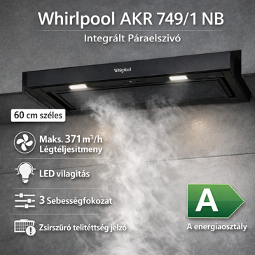 Whirlpool AKR 749/1 NB Páraelszívó