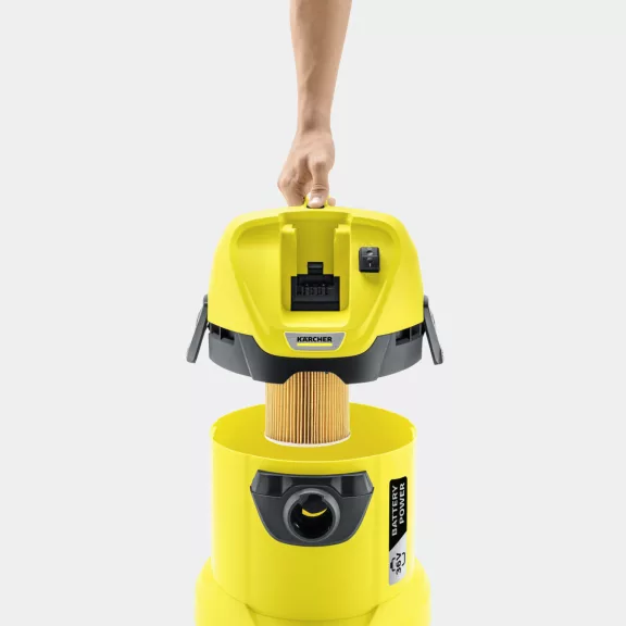 Karcher 1.629-911.0 WD 3 Battery Set EU-II Száraz-nedves, akkumulátoros porszívó