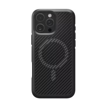   Spigen Core Armor MagFit Apple iPhone 16 Pro tok, MagSafe, Matte Black, fekete