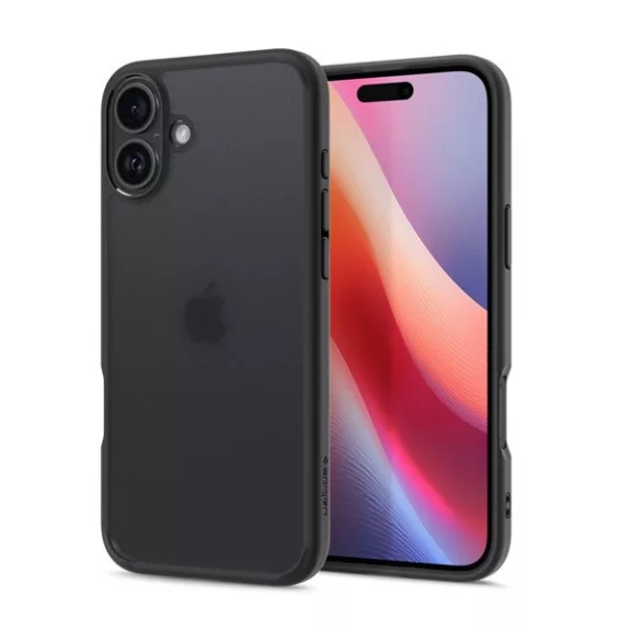 Spigen Ultra Hybrid Apple iPhone 16 tok, Frost, fekete