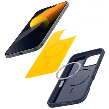   Spigen Cyrill Athlex Mag Apple iPhone 16 Pro tok, Navy MagSafe, kék