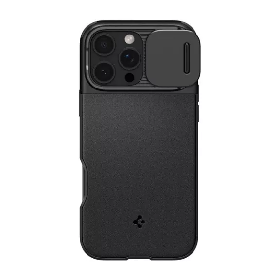 Spigen Optik Armor MagFit Apple iPhone 16 Pro tok, fekete