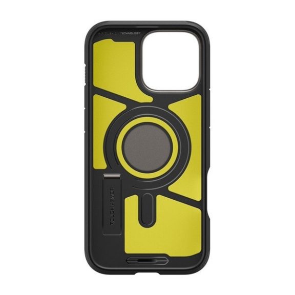 Spigen Tough Armor MagFit Apple iPhone 16 Pro tok, MagSafe, Gunmetal, fekete