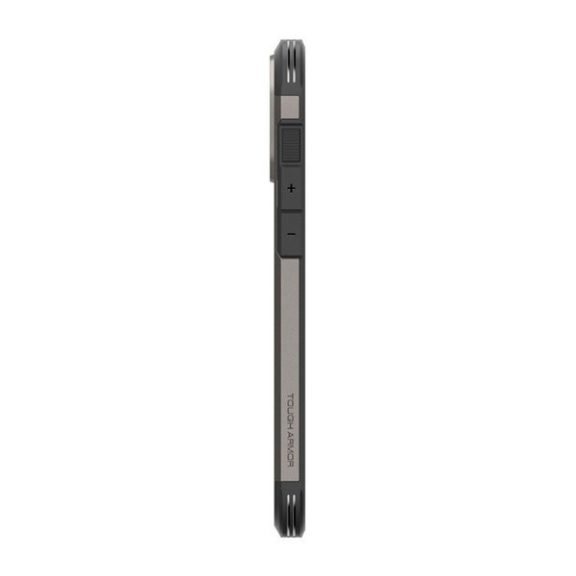 Spigen Tough Armor MagFit Apple iPhone 16 Pro tok, MagSafe, Gunmetal, fekete