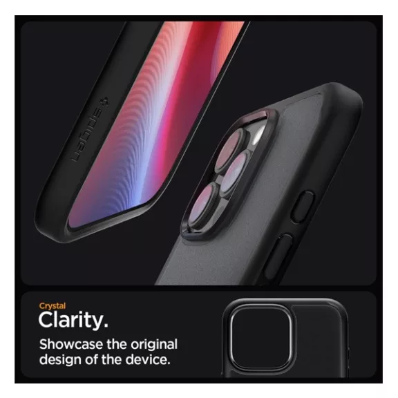 Spigen Ultra Hybrid Apple iPhone 16 Pro tok, Frost, fekete