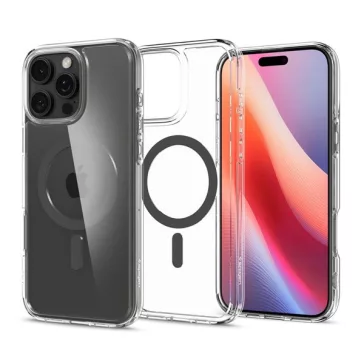   Spigen Ultra Hybrid MagFit Apple iPhone 16 Pro tok, MagSafe Grafit, szürke