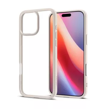   Spigen Ultra Hybrid Apple iPhone 16 Pro tok, Natural Titanium, átlátszó-bézs