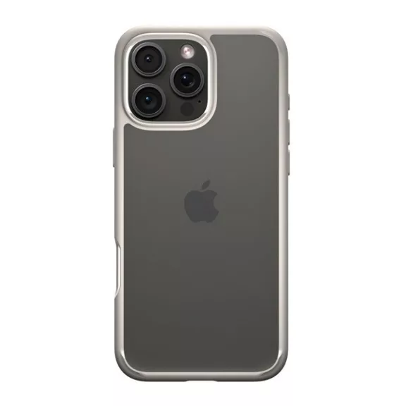 Spigen Ultra Hybrid Apple iPhone 16 Pro tok, Natural Titanium, átlátszó-bézs