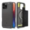 Spigen Rugged Armor MagFit Apple iPhone 16 Pro Max tok, szürke