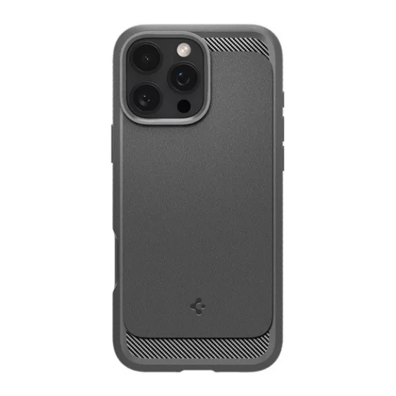 Spigen Rugged Armor MagFit Apple iPhone 16 Pro Max tok, szürke
