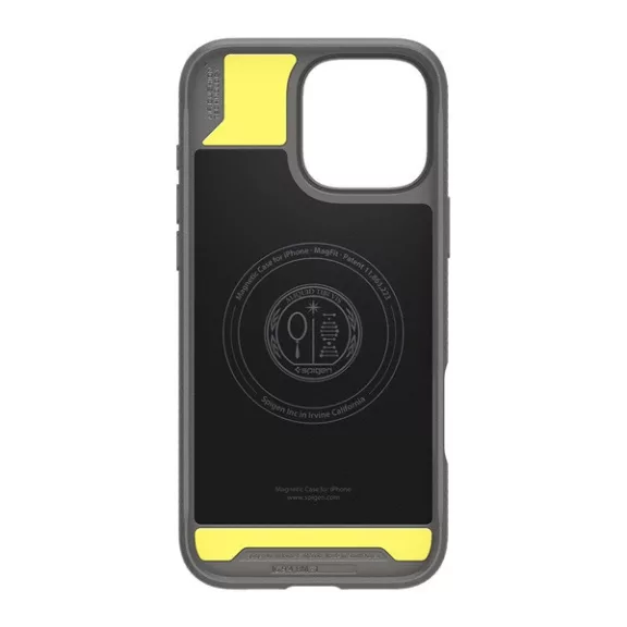 Spigen Rugged Armor MagFit Apple iPhone 16 Pro Max tok, szürke