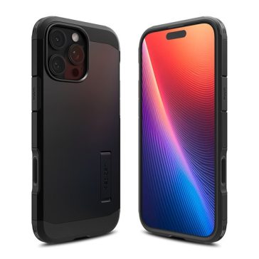   Spigen Tough Armor T MagFit Apple iPhone 16 Pro Max tok, MagSafe, fekete
