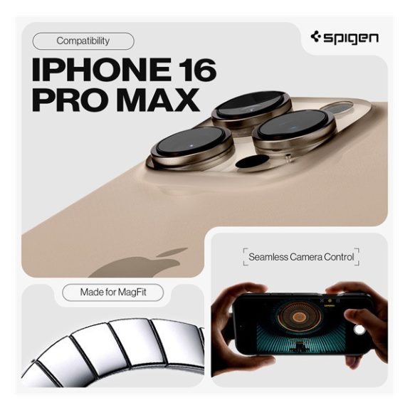 Spigen Tough Armor T MagFit Apple iPhone 16 Pro Max tok, MagSafe, fekete