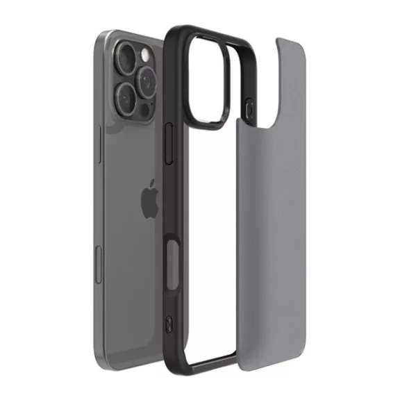 Spigen Ultra Hybrid Apple iPhone 16 Pro Max tok, Frost, fekete