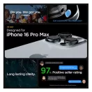 Spigen Ultra Hybrid Apple iPhone 16 Pro Max tok, Frost, fekete