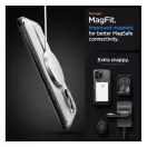 Spigen Ultra Hybrid MagFit Apple iPhone 16 Pro Max tok, MagSafe, Frost Clear tok, átlátszó