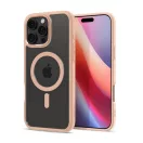 Spigen Ultra Hybrid MagFit Apple iPhone 16 Pro Max tok, MagSafe, Rose Titanium, átlátszó