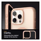 Spigen Ultra Hybrid MagFit Apple iPhone 16 Pro Max tok, MagSafe, Rose Titanium, átlátszó