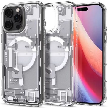   Spigen Ultra Hybrid MagFit Apple iPhone 16 Pro Max tok, MagSafe, fehér
