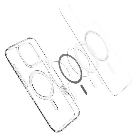 Spigen Ultra Hybrid T MagFit Apple iPhone 16 Pro Max tok, Graphite MagSafe, szürke