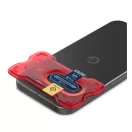 Spigen Caseology Snap Fit Google Pixel 9 Pro Tempered Glass kameravédő fólia felhelyező kerettel, átlátszó (2db)