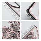 Teddy Bear iPhone 11 csillogó köves tok, rózsaszín