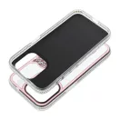 Teddy Bear iPhone 15 Pro csillogó köves tok, rózsaszín