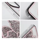 Teddy Bear iPhone 13 Pro csillogó köves tok, rózsaszín