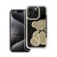 Teddy Bear iPhone 16 csillogó köves tok, arany