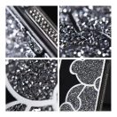 Teddy Bear iPhone 16 Plus csillogó köves tok, ezüst