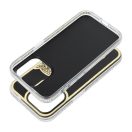 Teddy Bear iPhone 16 Plus csillogó köves tok, arany