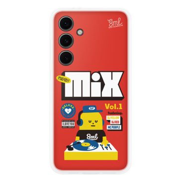 Samsung Galaxy S24 FE gyári Flipsuit tok, piros