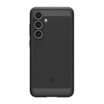   Spigen Rugged Armor Samsung Galaxy S24 FE Matte Black tok, fekete ACS08578