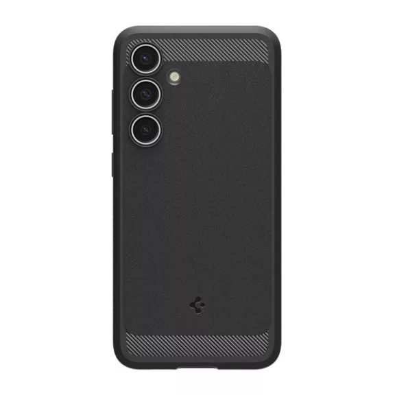 Spigen Rugged Armor Samsung Galaxy S24 FE Matte Black tok, fekete ACS08578