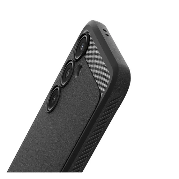 Spigen Rugged Armor Samsung Galaxy S24 FE Matte Black tok, fekete ACS08578