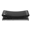 Spigen Rugged Armor Samsung Galaxy S24 FE Matte Black tok, fekete ACS08578