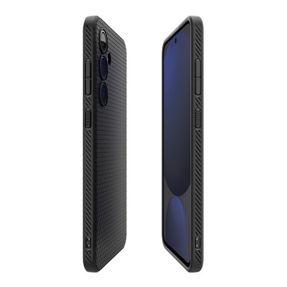 Spigen Liquid Air Samsung Galaxy S24 FE tok, Matte fekete, fekete