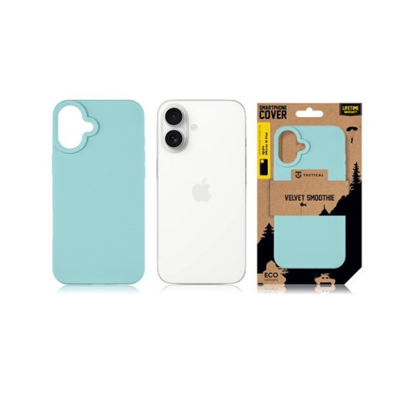 Tactical Velvet Smoothie Apple iPhone 16 Plus tok, Maldives, világoskék