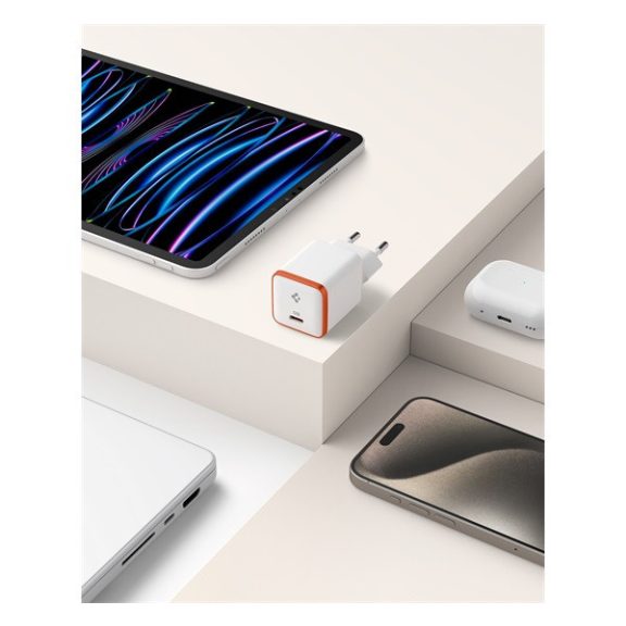 Spigen ArcStation Essential töltő adapter, 30W, fehér EE301EU