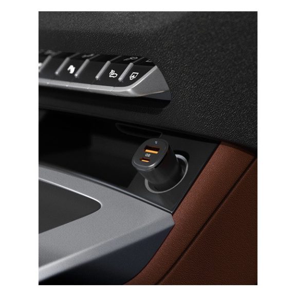 Spigen ArcStation Essential EV482 autós töltő, 48W, fekete