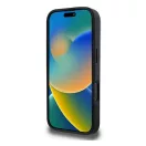 DKNY Plain Silver Logo iPhone 16 Pro Max MagSafe hátlap tok, fekete DKHMP16XPSCMCLK