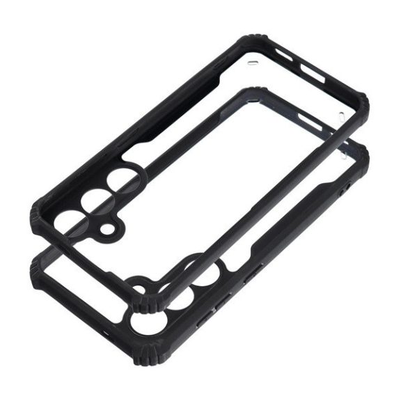 Samsung Galaxy A16 ütésálló tok erősített peremmel, fekete