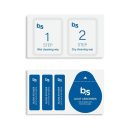 Blue Star Motorola Edge 50 Pro tempered glass kijelzővédő üvegfólia, fekete