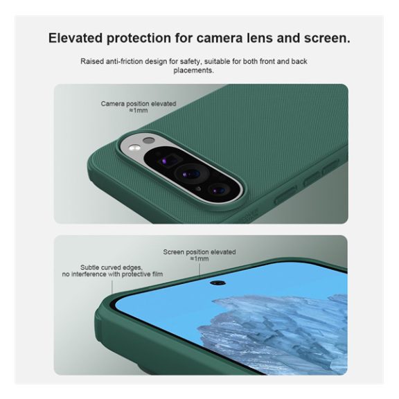 Nillkin Super Frosted Pro Google Pixel 9 Pro XL műanyag tok, fekete