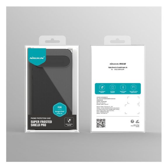 Nillkin Super Frosted Pro Google Pixel 9 Pro XL műanyag tok, fekete