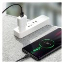 Baseus Cafule USB-USB-C kábel Huawei SuperCharge, QC 3.0, 5A, 1m, fekete/szürke