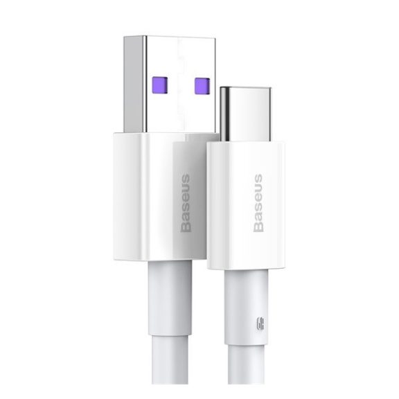 Baseus Superior USB-USB-C kábel, 66W, 2 m, fehér