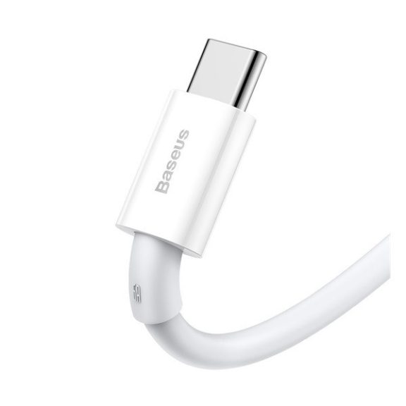Baseus Superior USB-USB-C kábel, 66W, 2 m, fehér