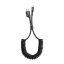 Baseus Fish eye USB / Lightning adat/töltőkábel, 23cm-1m, Fekete