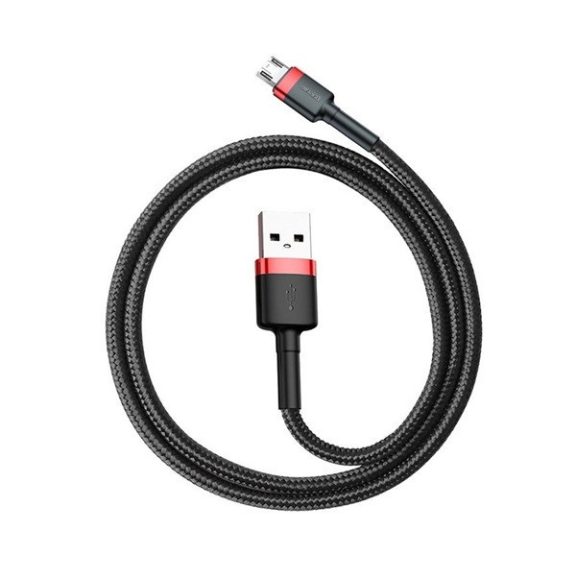 Baseus Cafule USB - Mirco USB kábel, 2.4A, 1m, piros/fekete